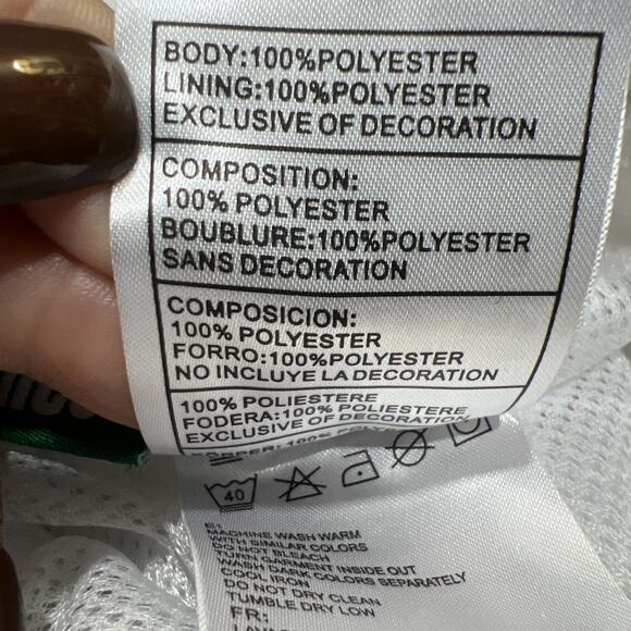 Prince Warm Up-Gym-Golf-Tennis Zipper Leg Joggers White Mens Size L - Picture 13 of 16